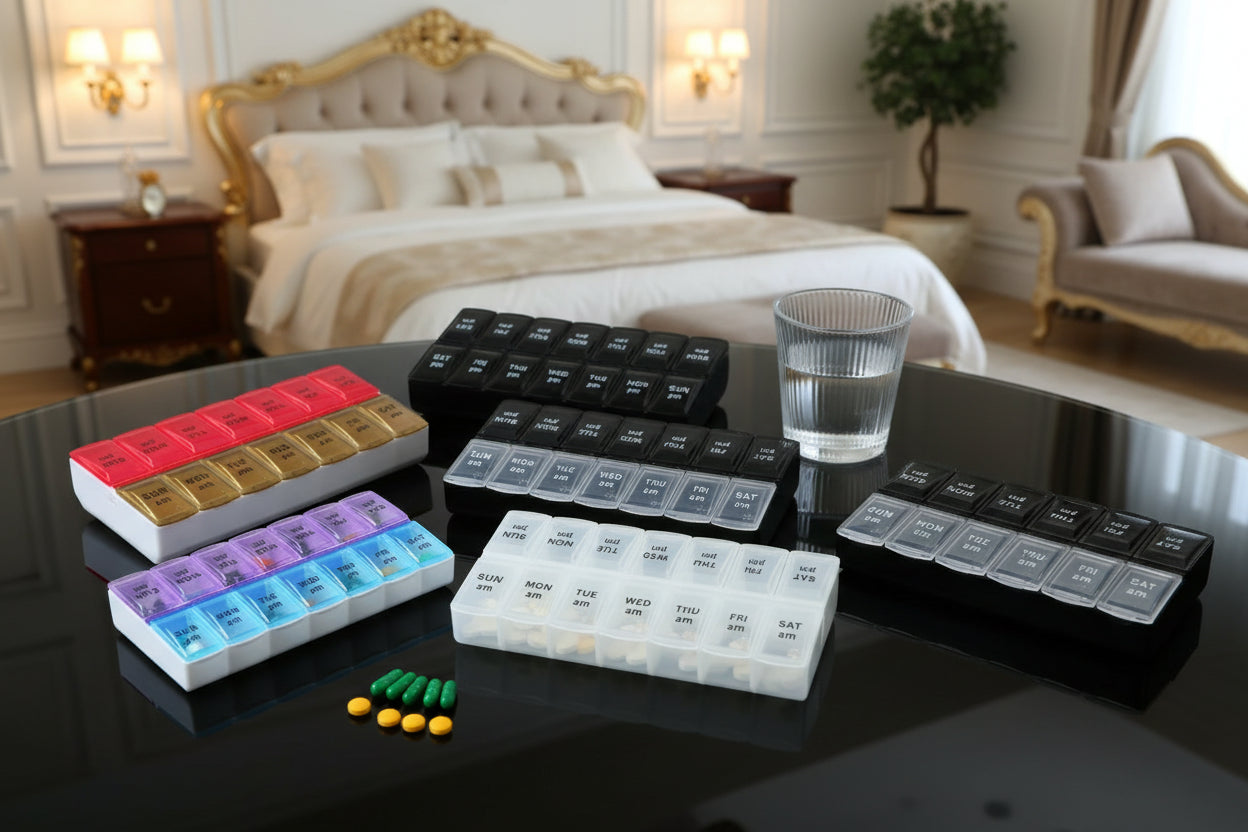 Small/Big 7 Days Portable Pill Organizers