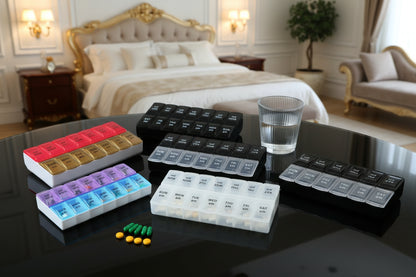 Small/Big 7 Days Portable Pill Organizers