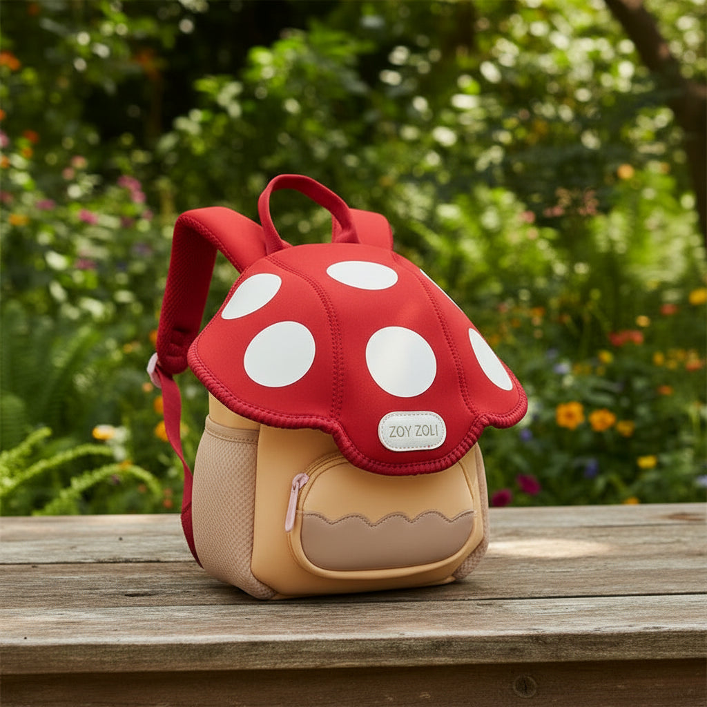Kids Backpack Mushroom / Apple