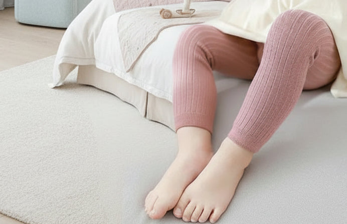 Collants en coton rayés pour enfants