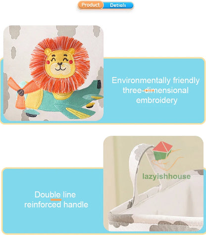 Folding Linen Storage Baskets With Handle