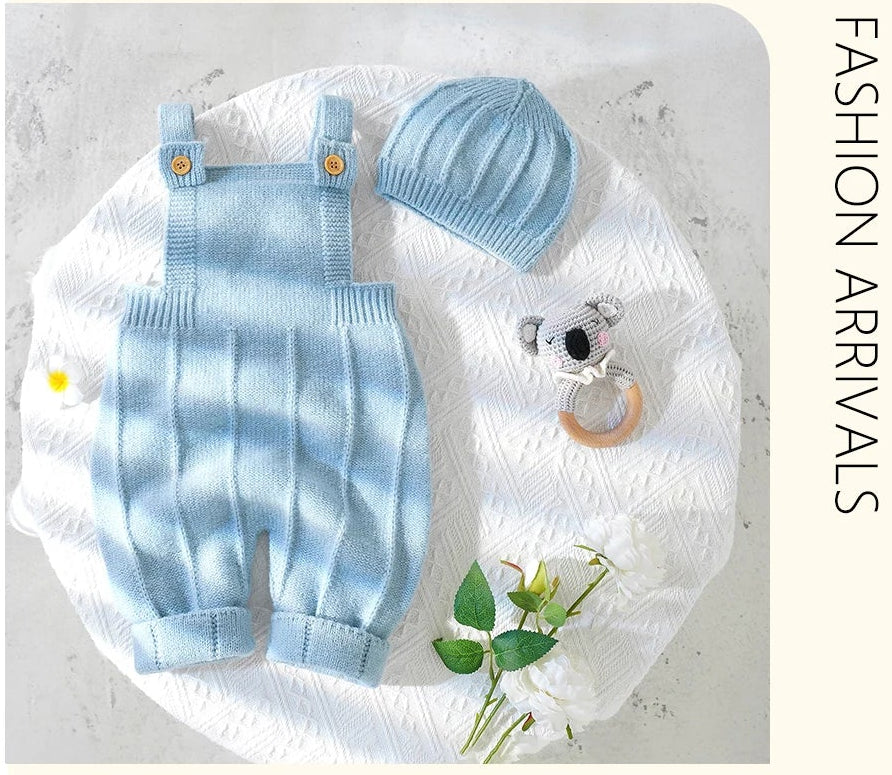 Soft and Comfortable Rompers + Hats
