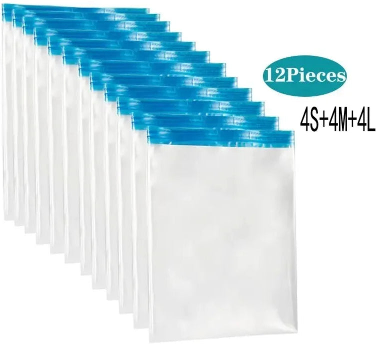 أكياس تخزين مضغوطة بتفريغ الهواء