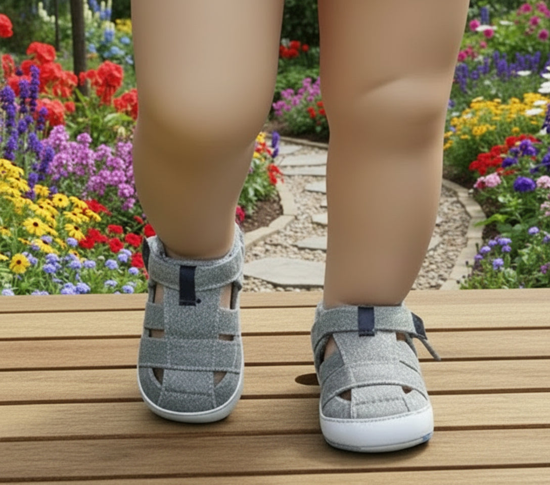Breathable T-Tied First Walkers Sandals