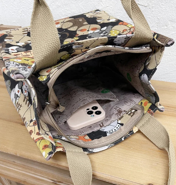 Fashionable Cats Pattern Hand Bags