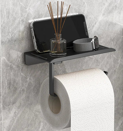 No Punching Toilet Paper Roll Holders