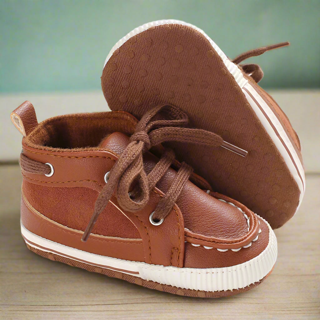 Babies First Walkers Brown Shoes