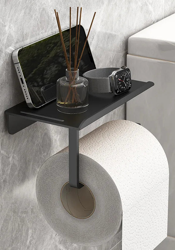 No Punching Toilet Paper Roll Holders