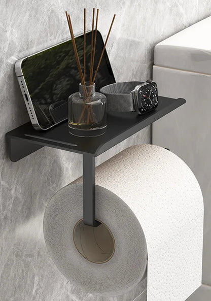 No Punching Toilet Paper Roll Holders