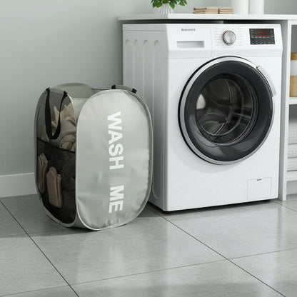 Portable Mesh Pop Up Laundry Baskets