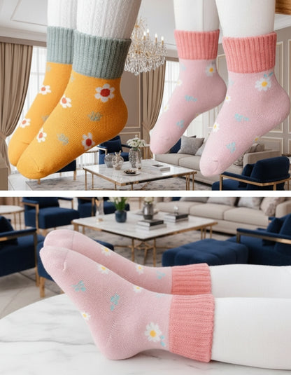 Lot de 5 paires de chaussettes mi-montantes douces et confortables