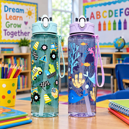 Leak Proof Water Bottles With Straws