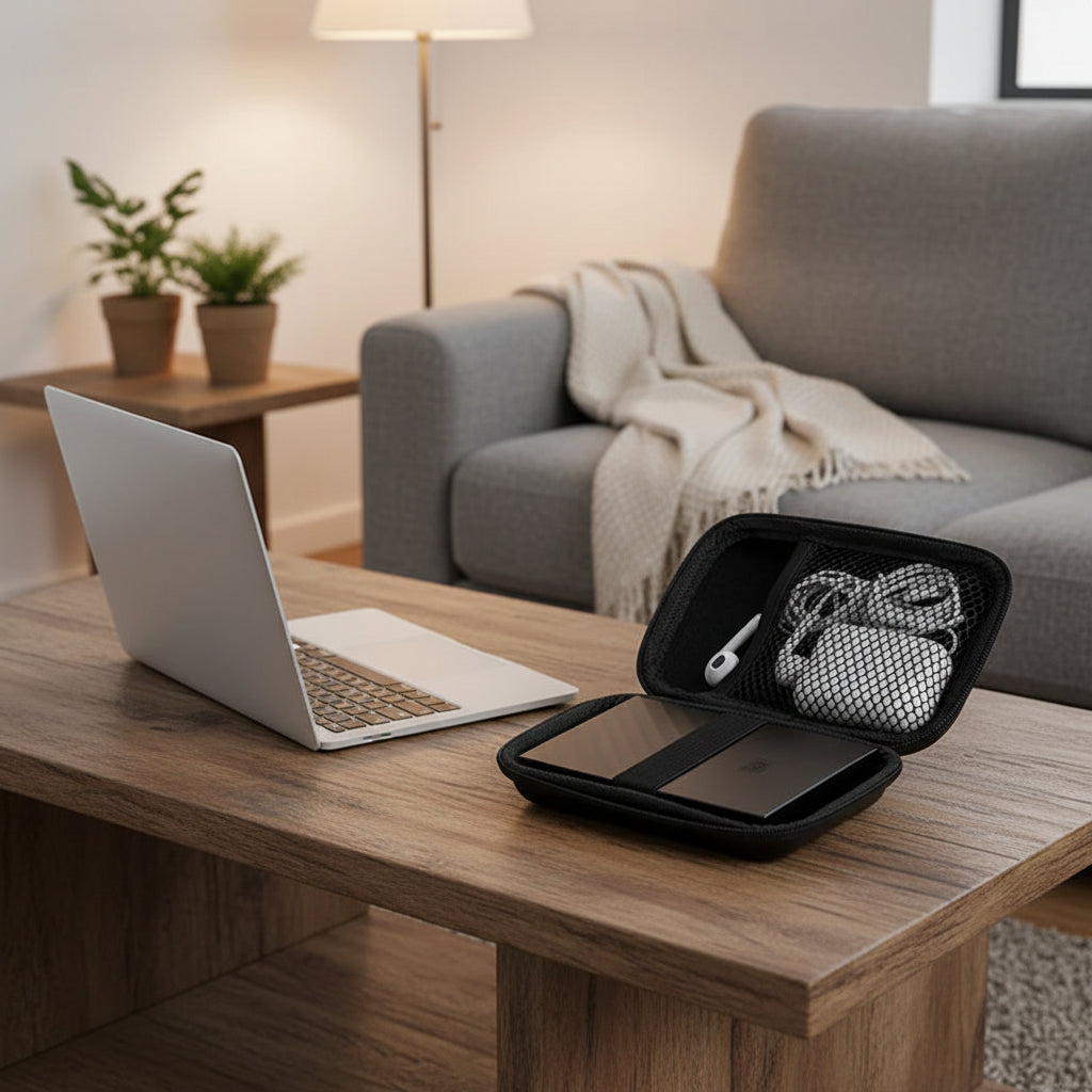 Portable Eva Cable Organizer Cases