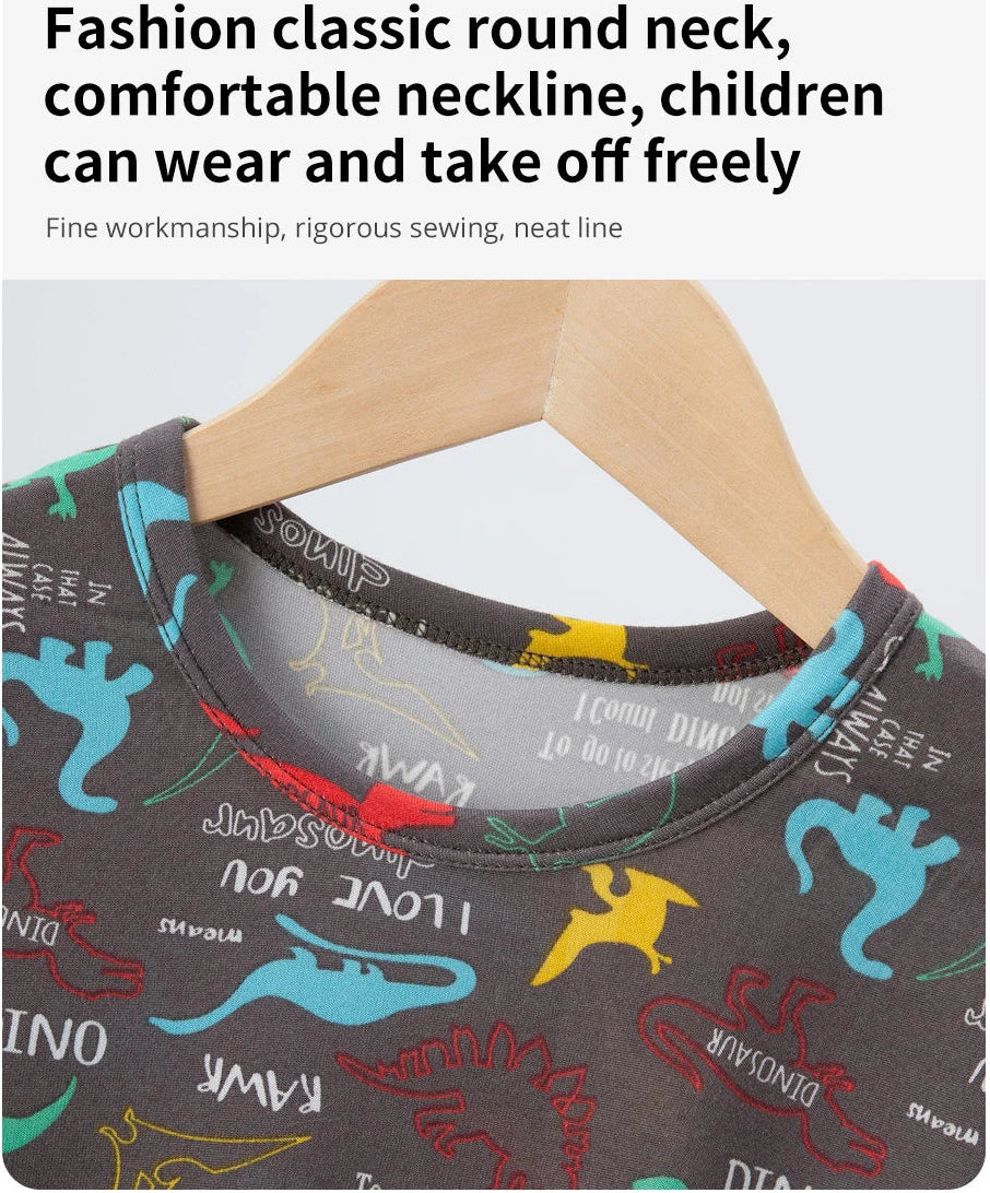 Cute Dinosaur Top and Short for Boy