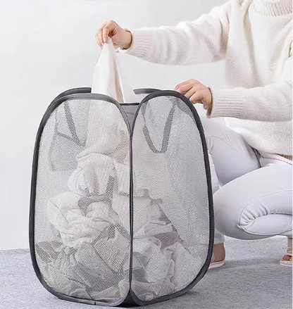Mesh Pop-Up Laundry Basket