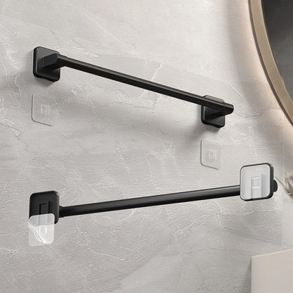 Bathroom Black Aluminum Towel Holders