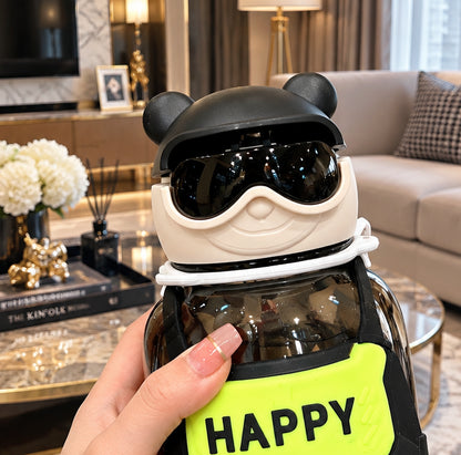 Robot Bear Large Capacity Water Bottles