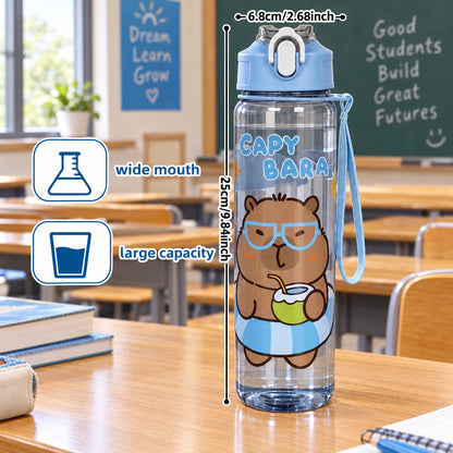 Capy Bara Cartoon Water Bottles