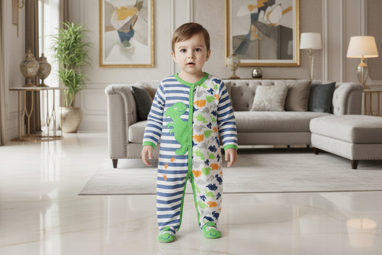 Cute Animals Cartoon Rompers