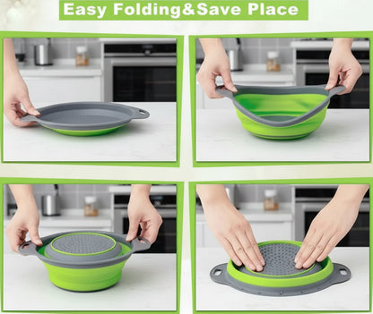 Silicone Foldable Fruits/Vegetables Baskets