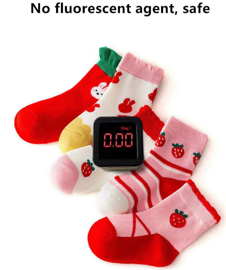 Lot de 5 paires de chaussettes mi-montantes douces et confortables