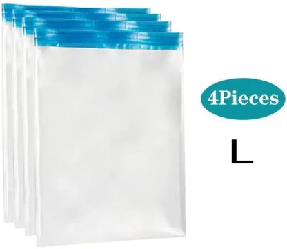 أكياس تخزين مضغوطة بتفريغ الهواء