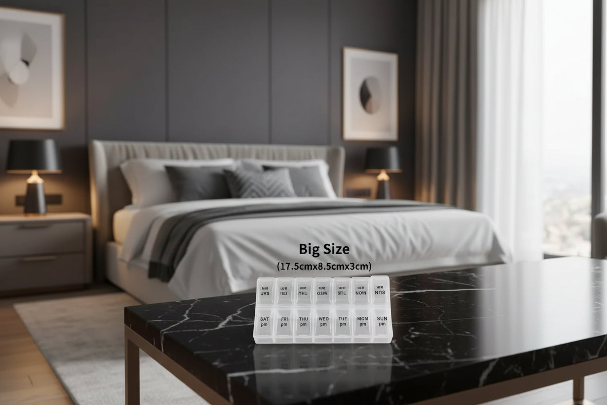 Small/Big 7 Days Portable Pill Organizers