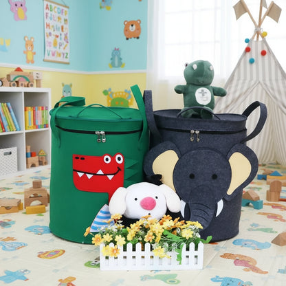 Cartoon Animals Large Capacity Storage Baskets