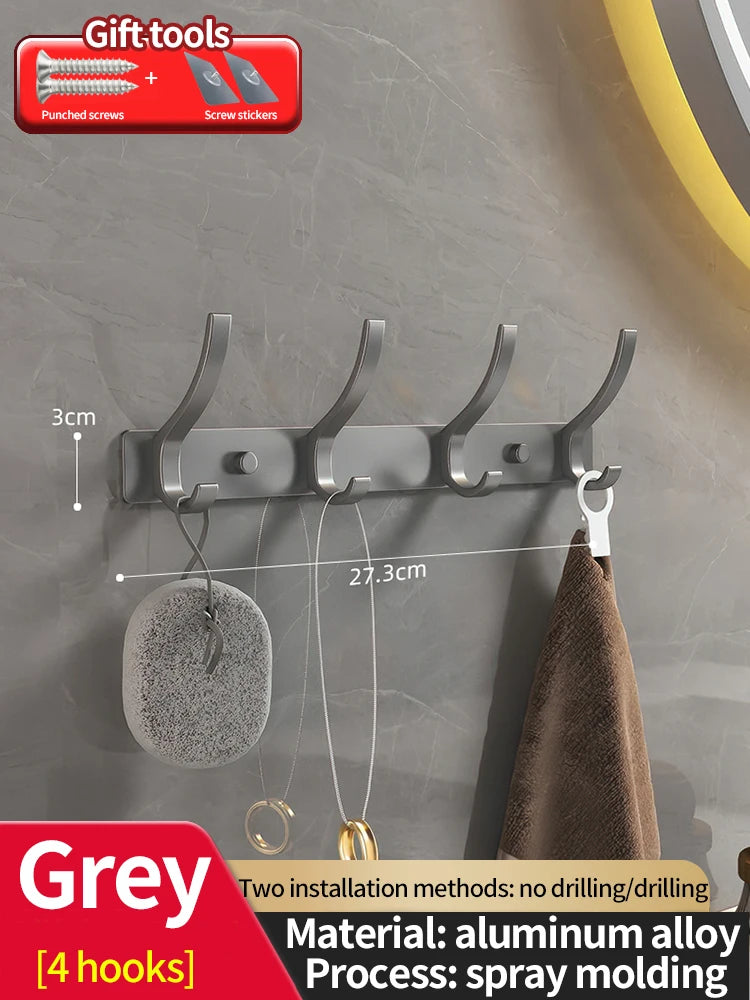 No Drill Behind Door Storage Hooks