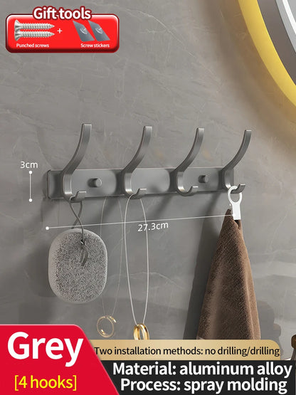 No Drill Behind Door Storage Hooks