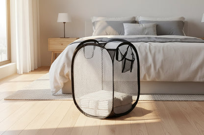 Mesh Pop-Up Laundry Baskets