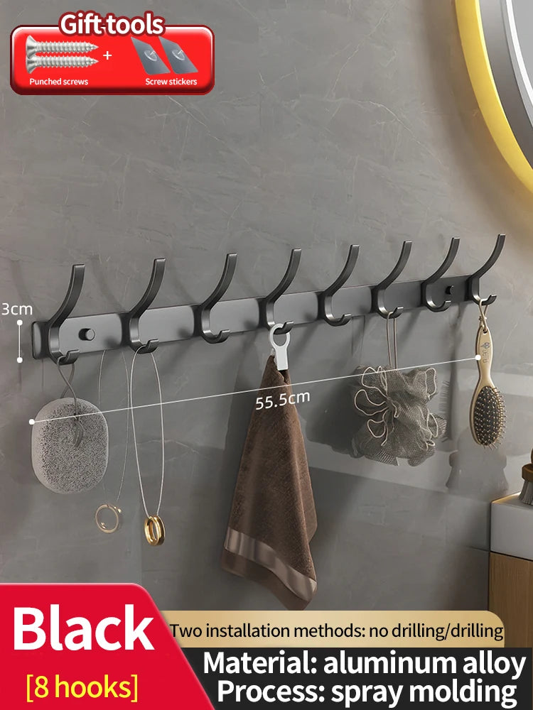 No Drill Behind Door Storage Hooks