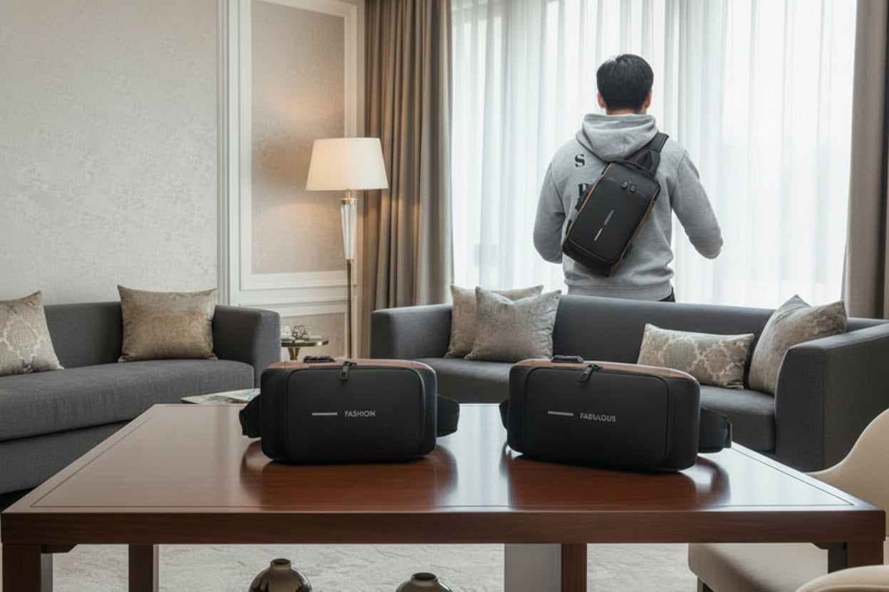 Fashionable Cross Body Bags With USB Charging