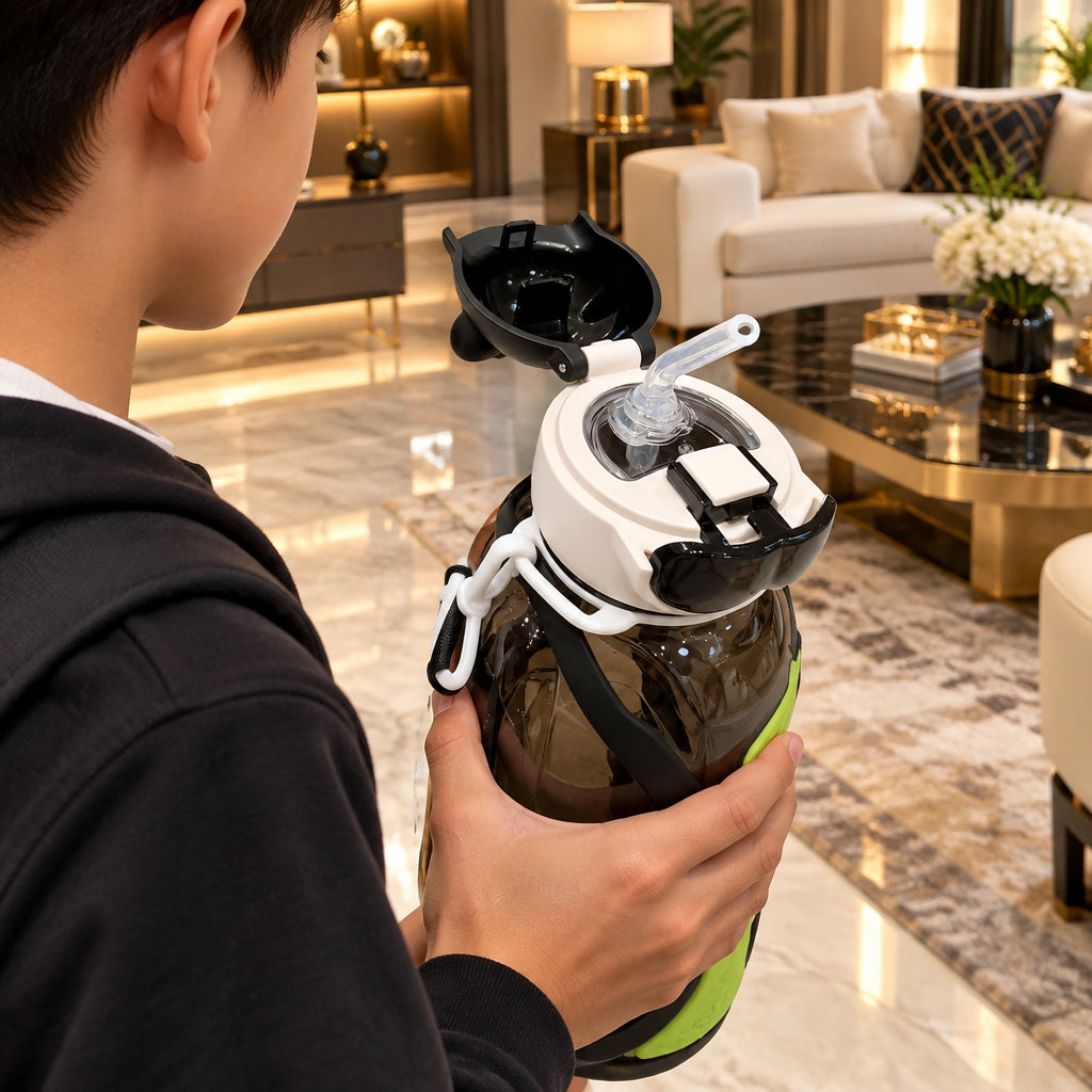 Robot Bear Large Capacity Water Bottles