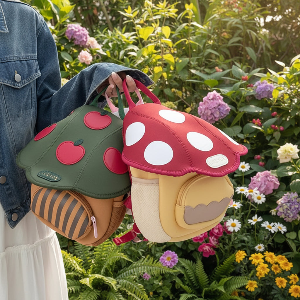 Kids Backpack Mushroom / Apple