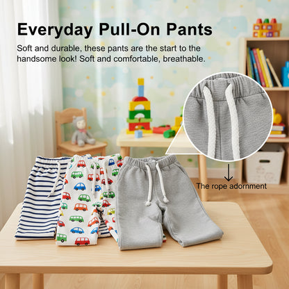 Ensemble de 3 shorts en coton pour bébé