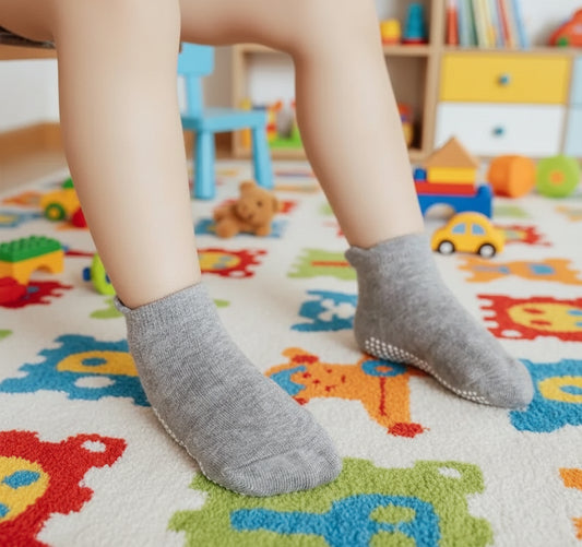 Lot de 6 paires de chaussettes courtes colorées pour bébés