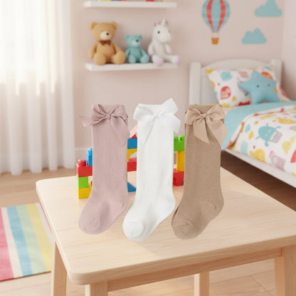 Toddler High Socks With Tie