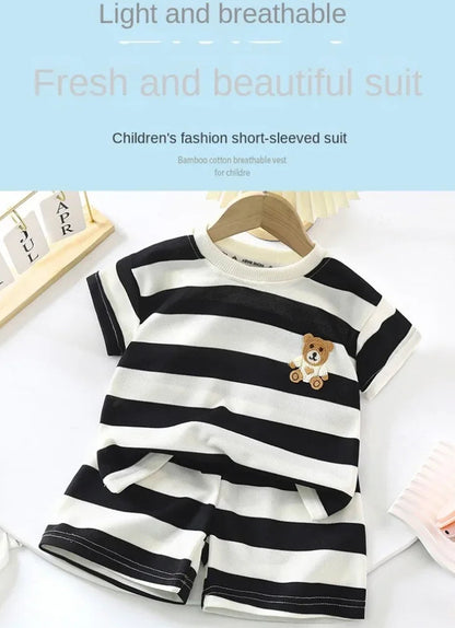 Bear T-Shirt + Short For Babies