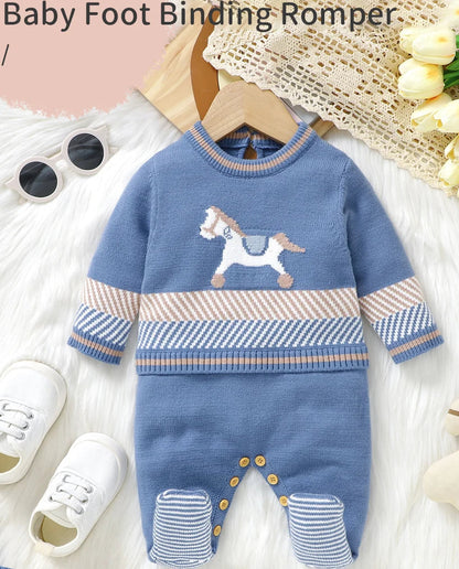 Long Sleeve Horse Romper