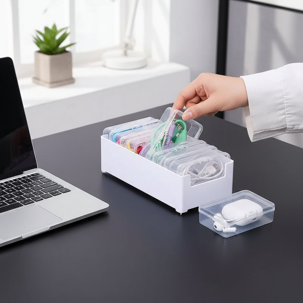 7 In 1 Cable Organizer Boxes