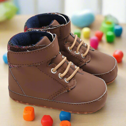 Babies First Walkers Brown Shoes