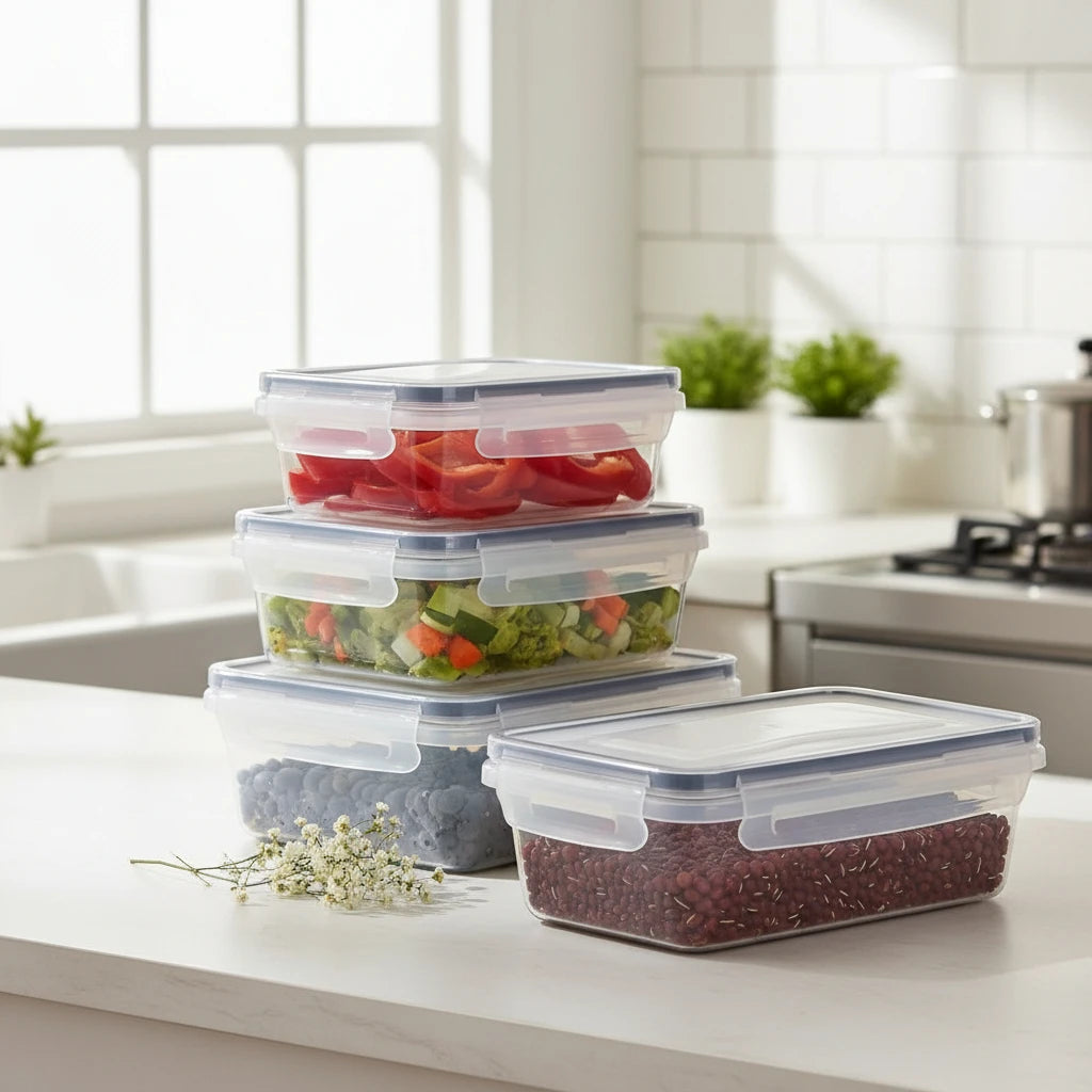 Airtight Food Containers with Locking Lids