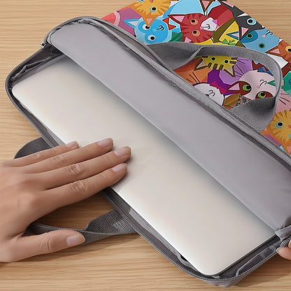 Cartoon Cat Pattern Laptop Bags