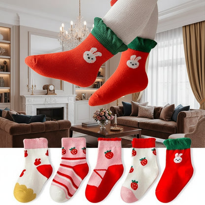 Lot de 5 paires de chaussettes mi-montantes douces et confortables