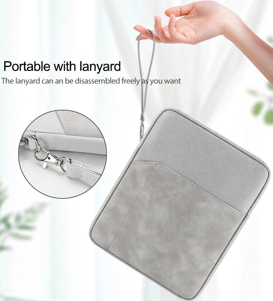 Solid and Soft Handle Tablet Bags