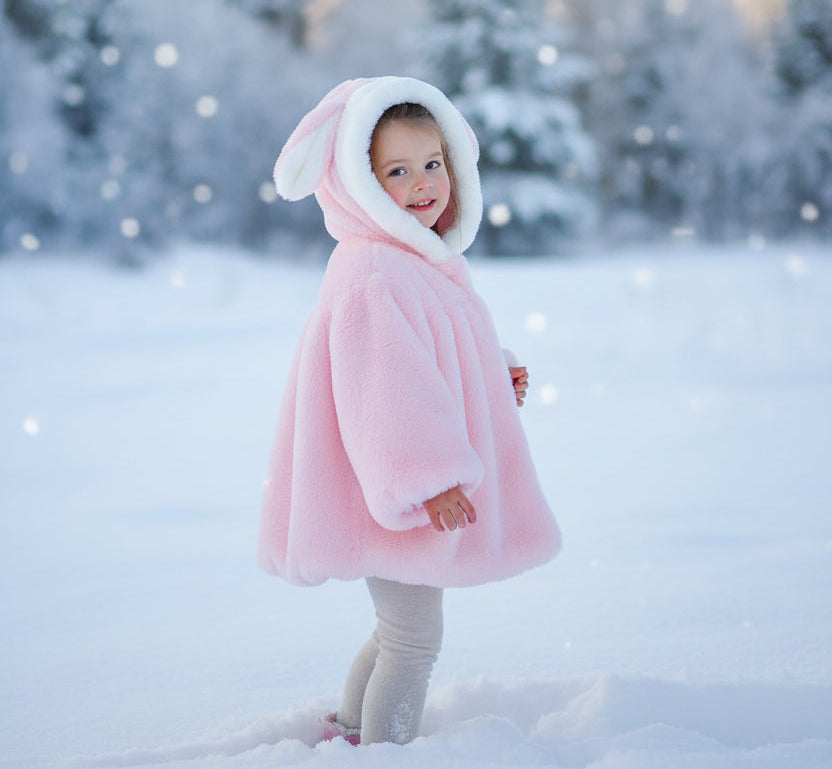 سترات أرنب مع عباءة