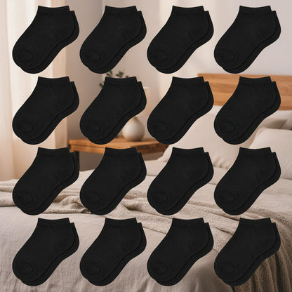 16 paires de chaussettes basses à bonne élasticité