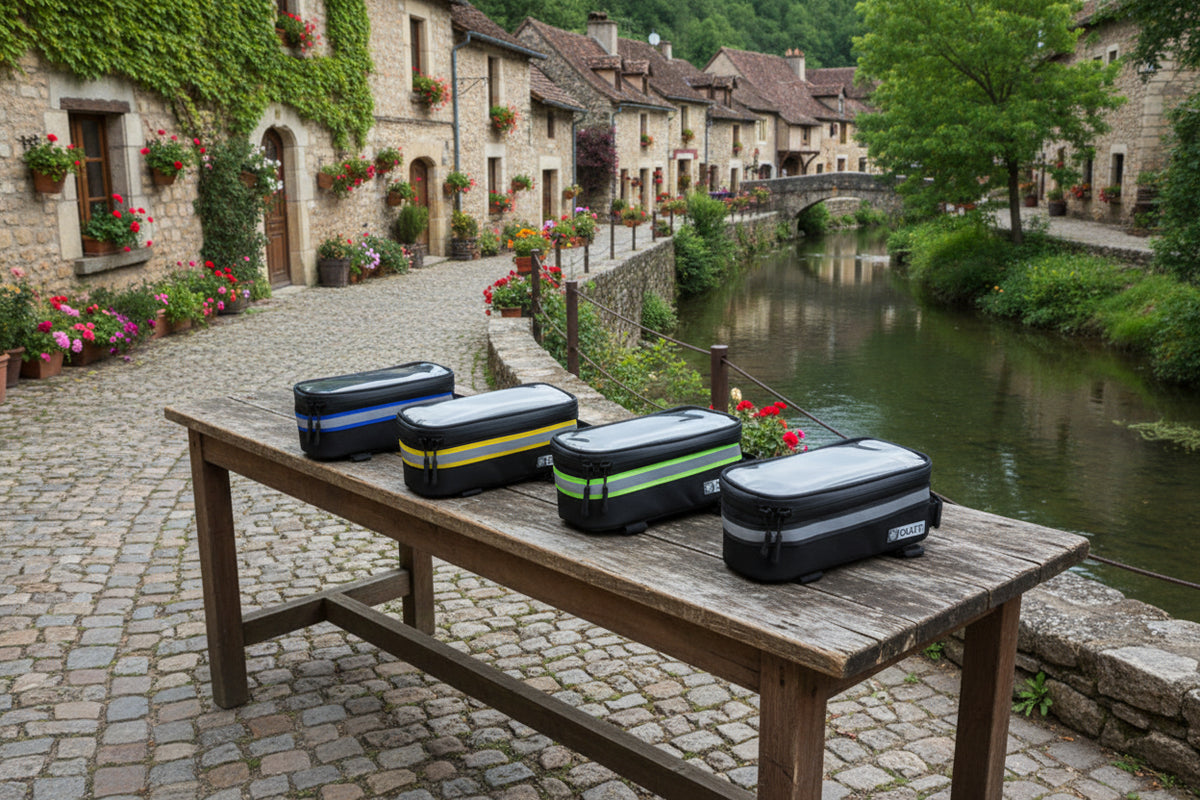 Top Tube Front Bags With Touch Screen For Bicycle