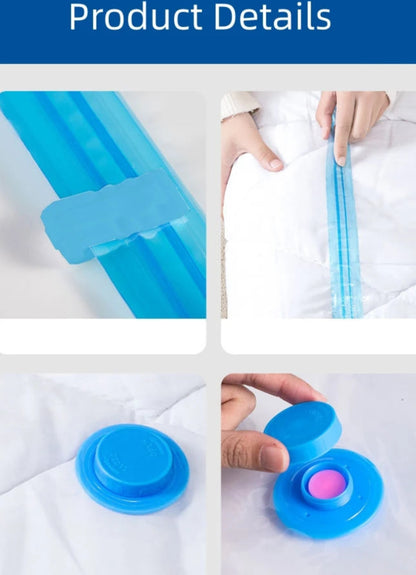 3/4/5Pcs Vacuum Storage Bags With Pump